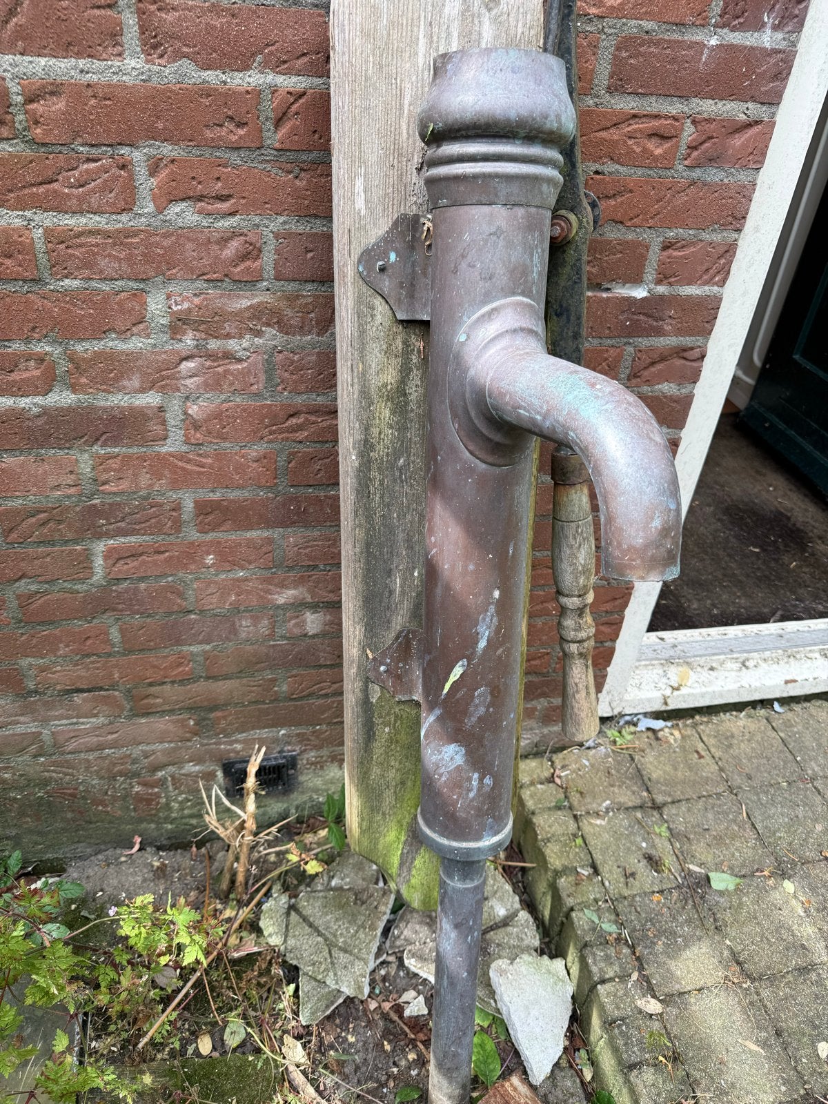 Antieke handwaterpomp - Decoratieve tuin pomp, Tuin en Terras, Waterpompen, Ophalen of Verzenden, Gebruikt, Handmatig, Overige typen