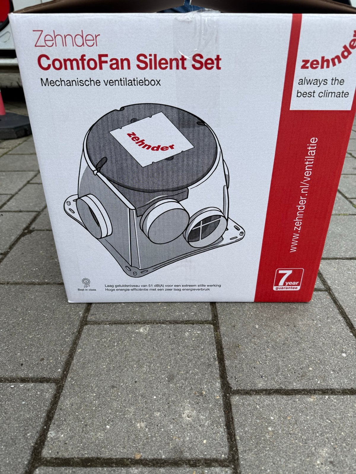 Zehnder ComfoFan Silent Set Mechanische Ventilatiebox, Ophalen, Nieuw, Ventilator en Afzuiger