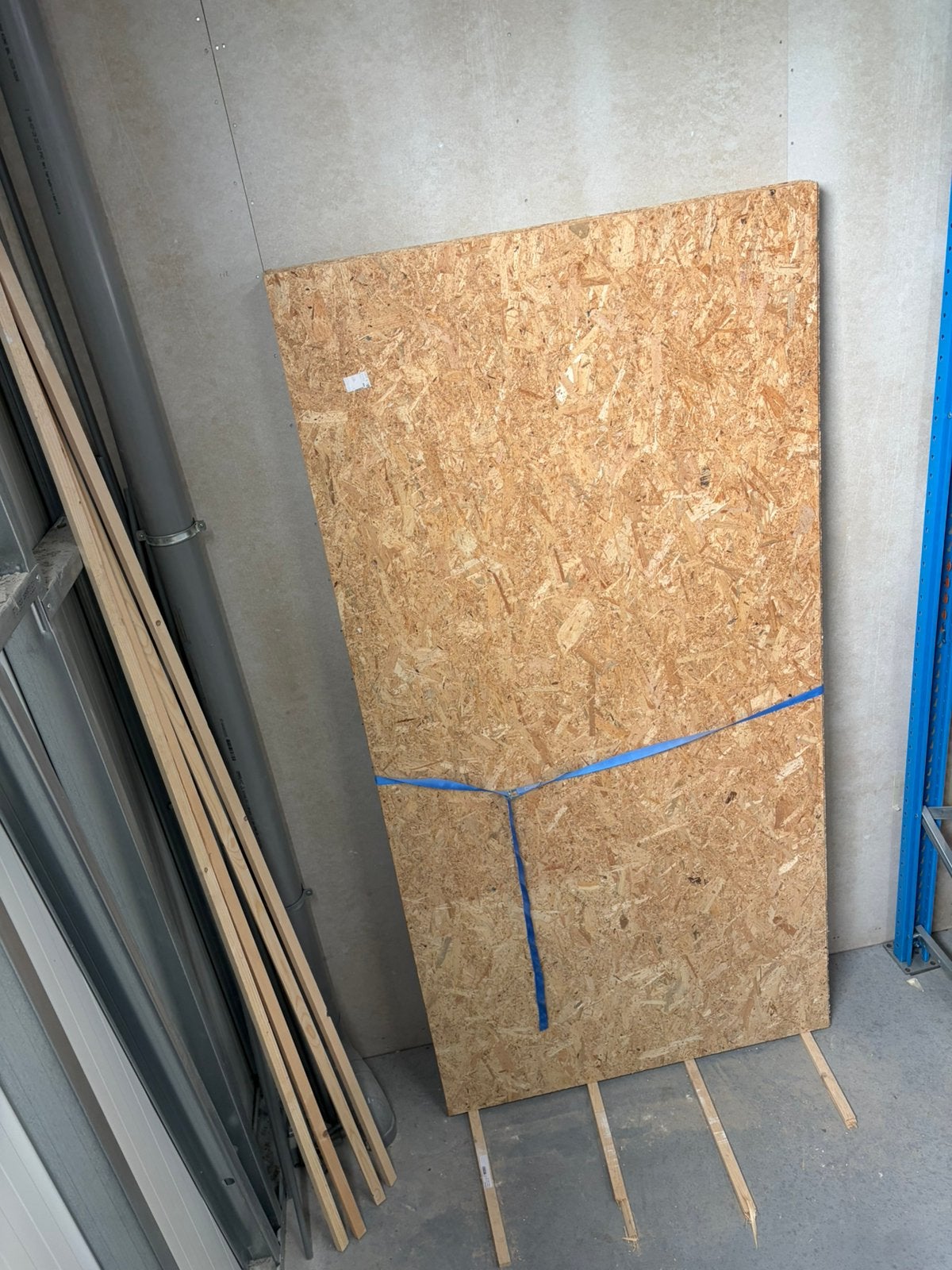5x Constructieplaat OSB-III 2440 x 1220 x 18 mm tong & groef, Doe-het-zelf en Verbouw, Ophalen, Zo goed als nieuw, Hout, Minder dan 20 mm
