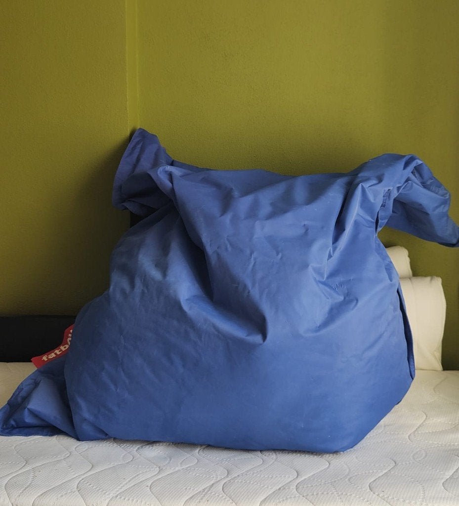 Fatboy blauw, Ophalen, Gebruikt, Blauw, Zitzak