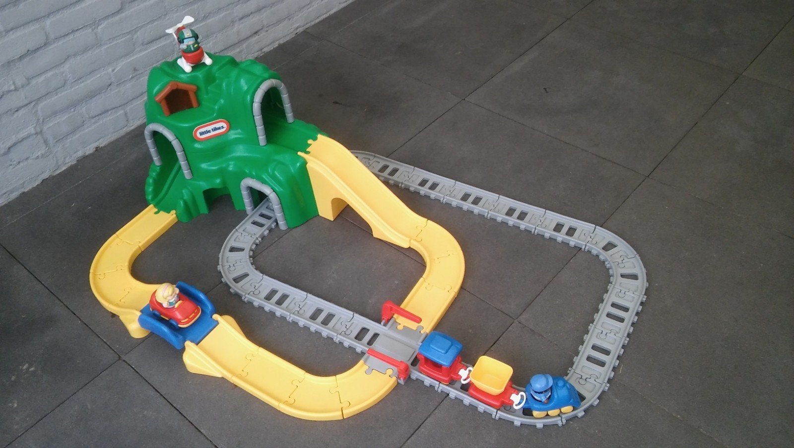 Little Tikes treinbaan met berg en voertuigen, Ophalen, Gebruikt, Overige typen, Met wieltjes