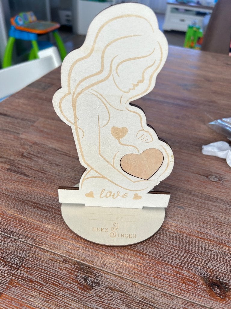 Fotolijst van hout voor baby echo, Ophalen of Verzenden, Nieuw