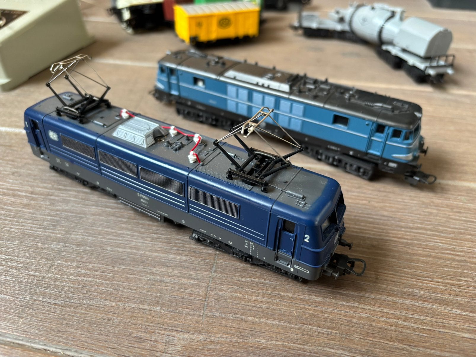 Modeltreinbaan inclusief 2 treinen en wagons, Ophalen of Verzenden, Gebruikt, Gelijkstroom, Lima