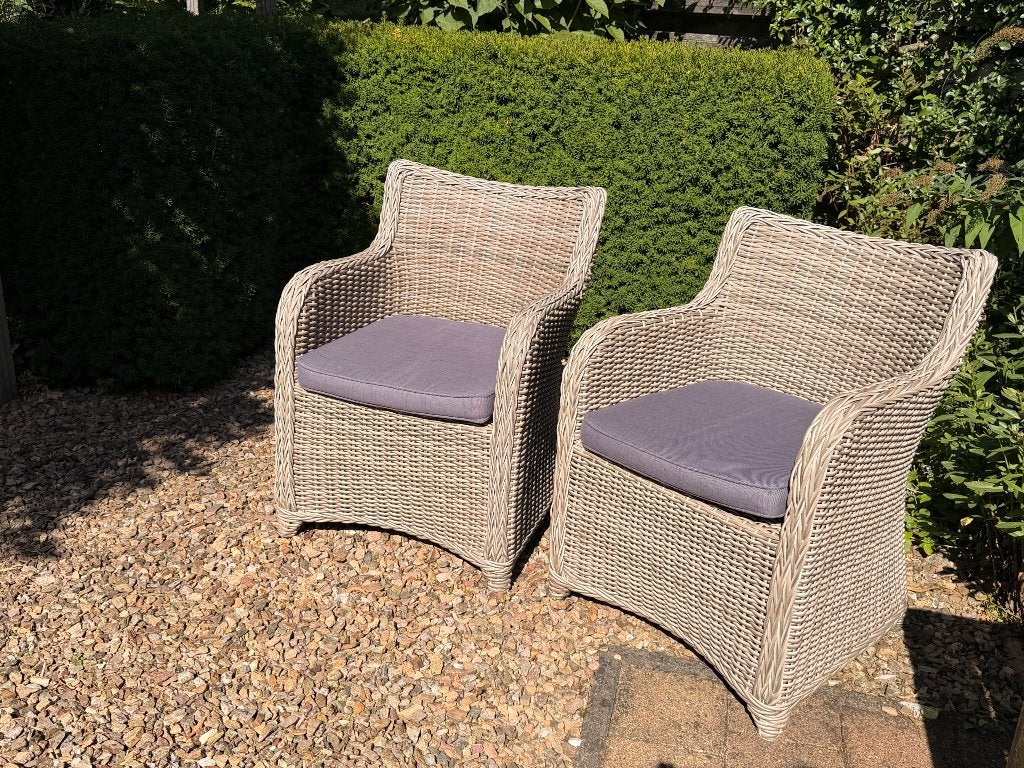 Tuinstoelen voor eettafel, Ophalen, Zo goed als nieuw, Kunststof