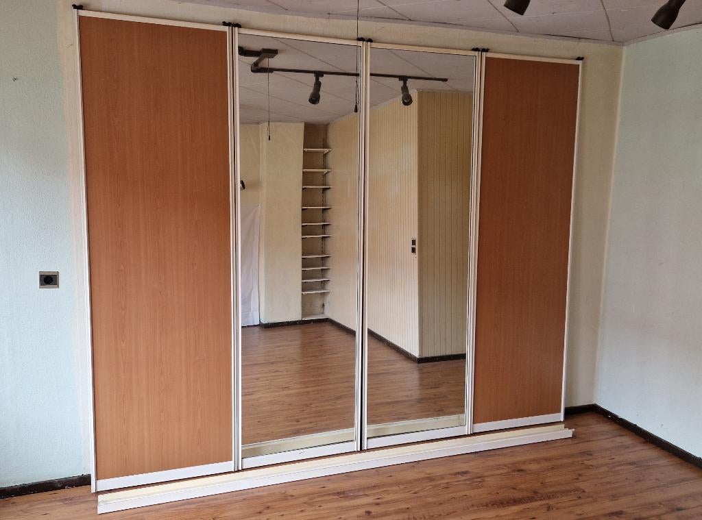 Schuifdeuren kastdeuren inbouwkast maatkast Schuifdeursystem, 200 cm of meer, Met klep(pen), Ophalen of Verzenden, Zo goed als nieuw