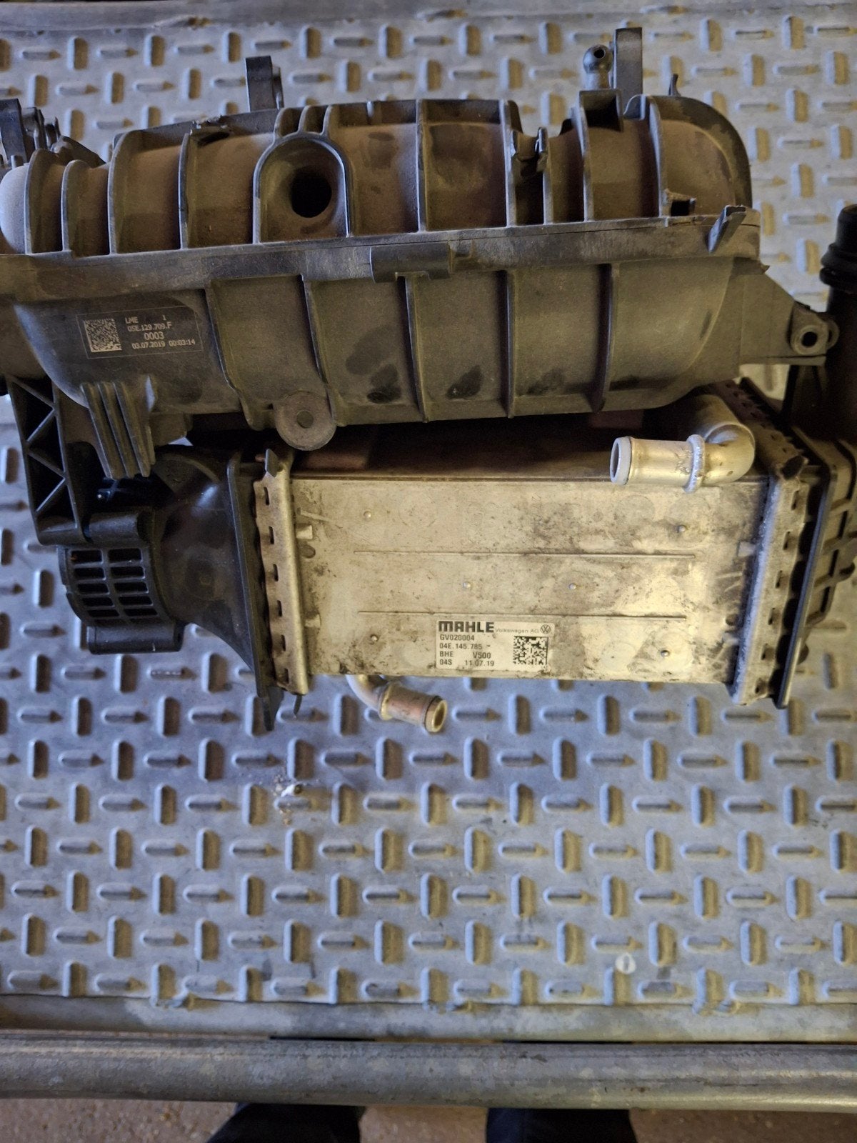 VAG 1.5 TFSI Intercooler met Inlaatspruitstuk Mahle 2019, Ophalen of Verzenden