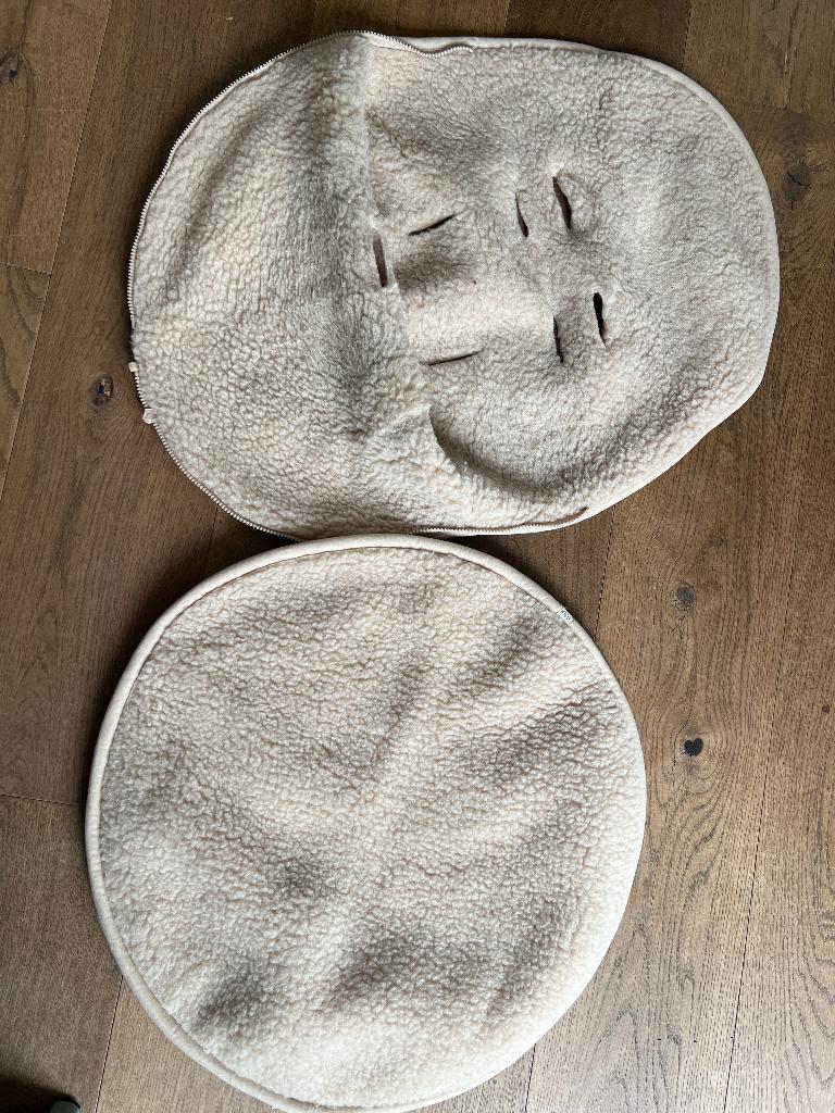 Kico voetenzak beige merinowol, Ophalen, Gebruikt