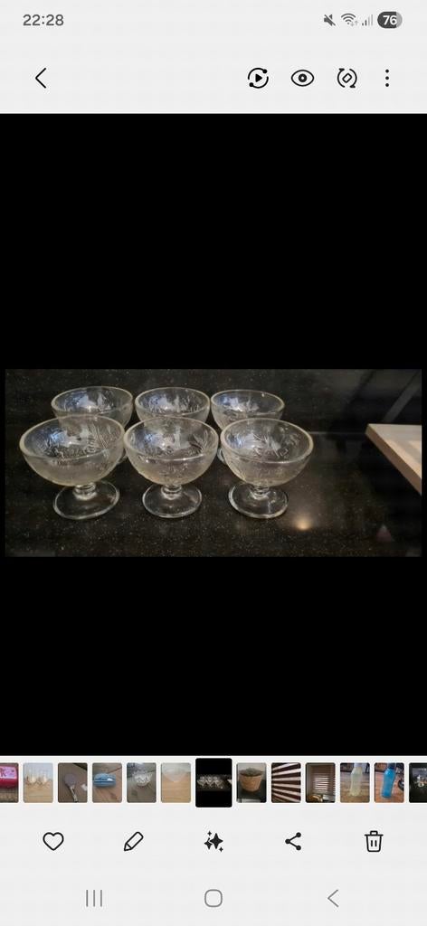 Ijscoupe, Verzamelen, Glas en Borrelglaasjes, Ophalen of Verzenden, Overige typen