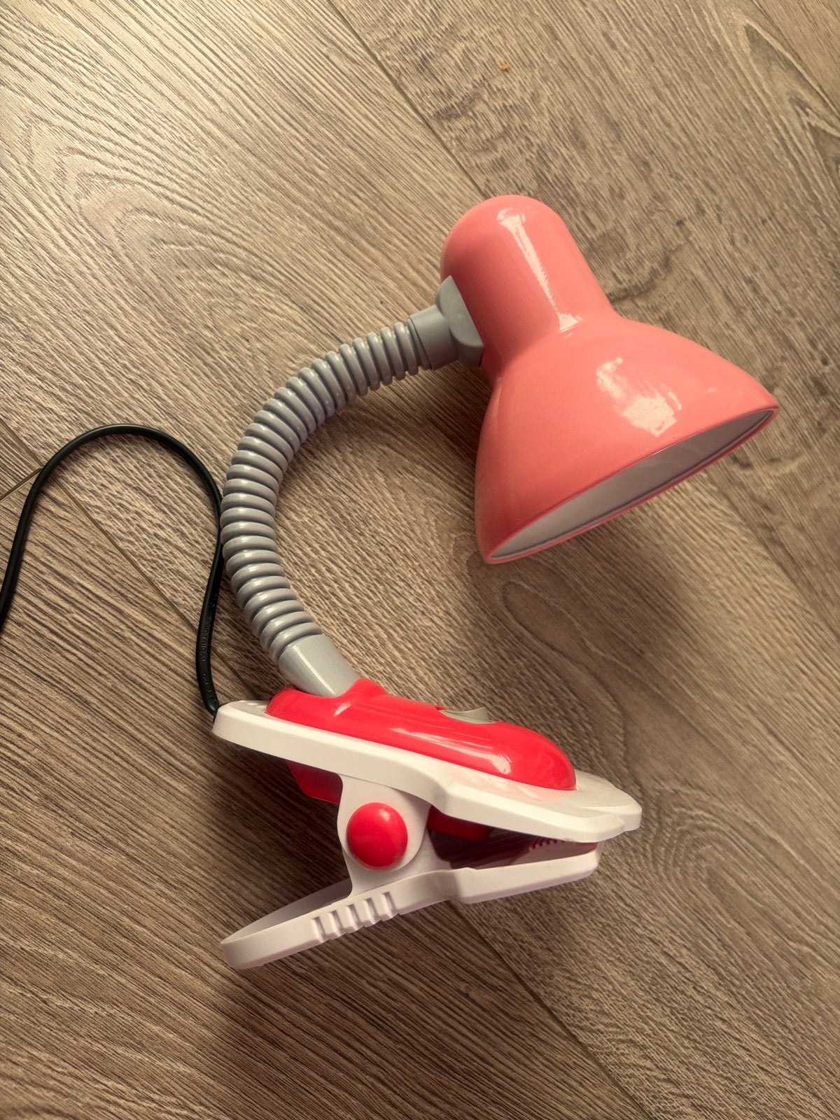 Klem Bureau Lamp oud Roze, Ophalen, Met snoer/stekker, Roze, Overige merken