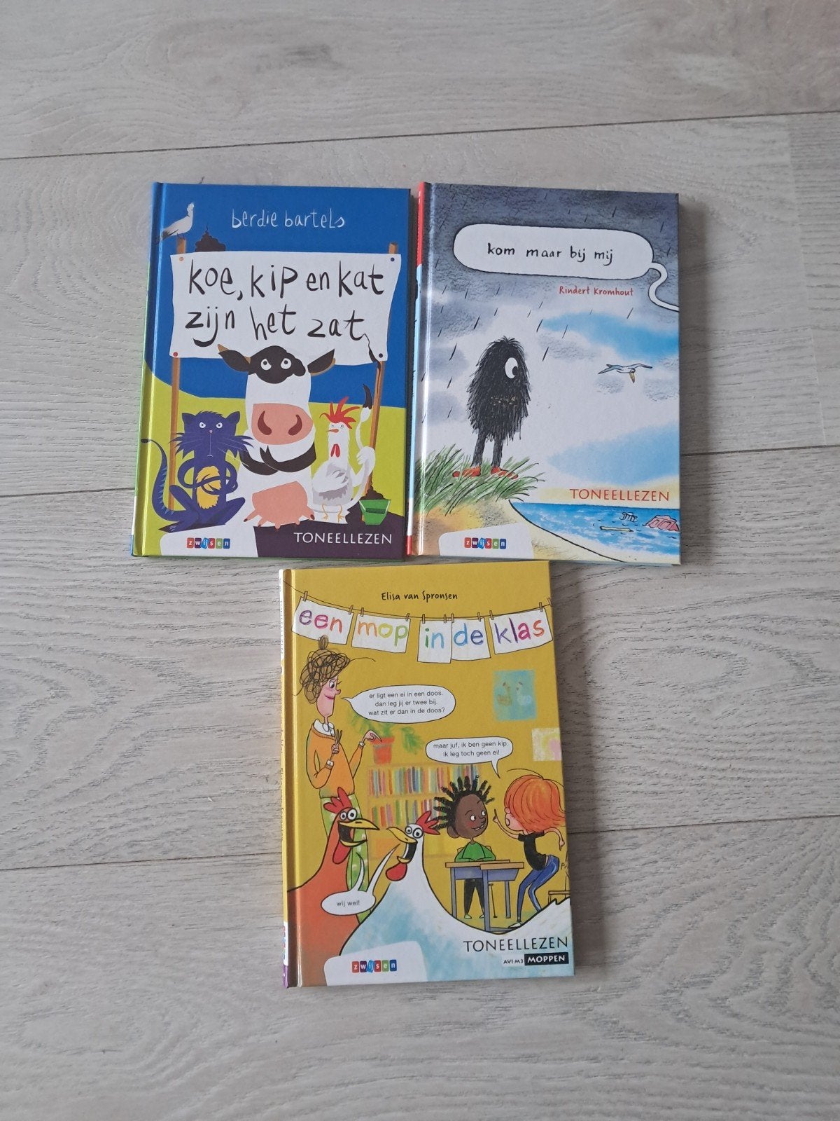 3 TONEELLEZEN boeken AVI M3, Ophalen, Zo goed als nieuw, Berdie Bartels, Rindert Kromhout, Elisa van Spronjen, Fictie algemeen