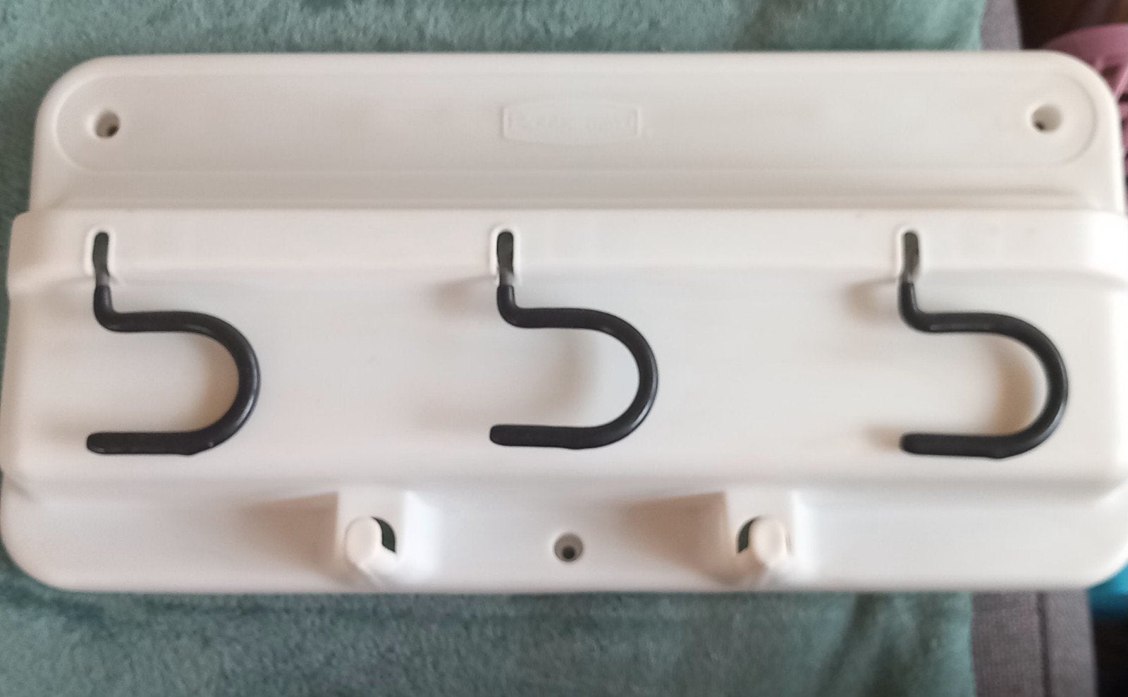Retro '88 Z.G.A.N Rubbermaid Bezem Mop Houder Wand Organizer, Ophalen of Verzenden, Zo goed als nieuw