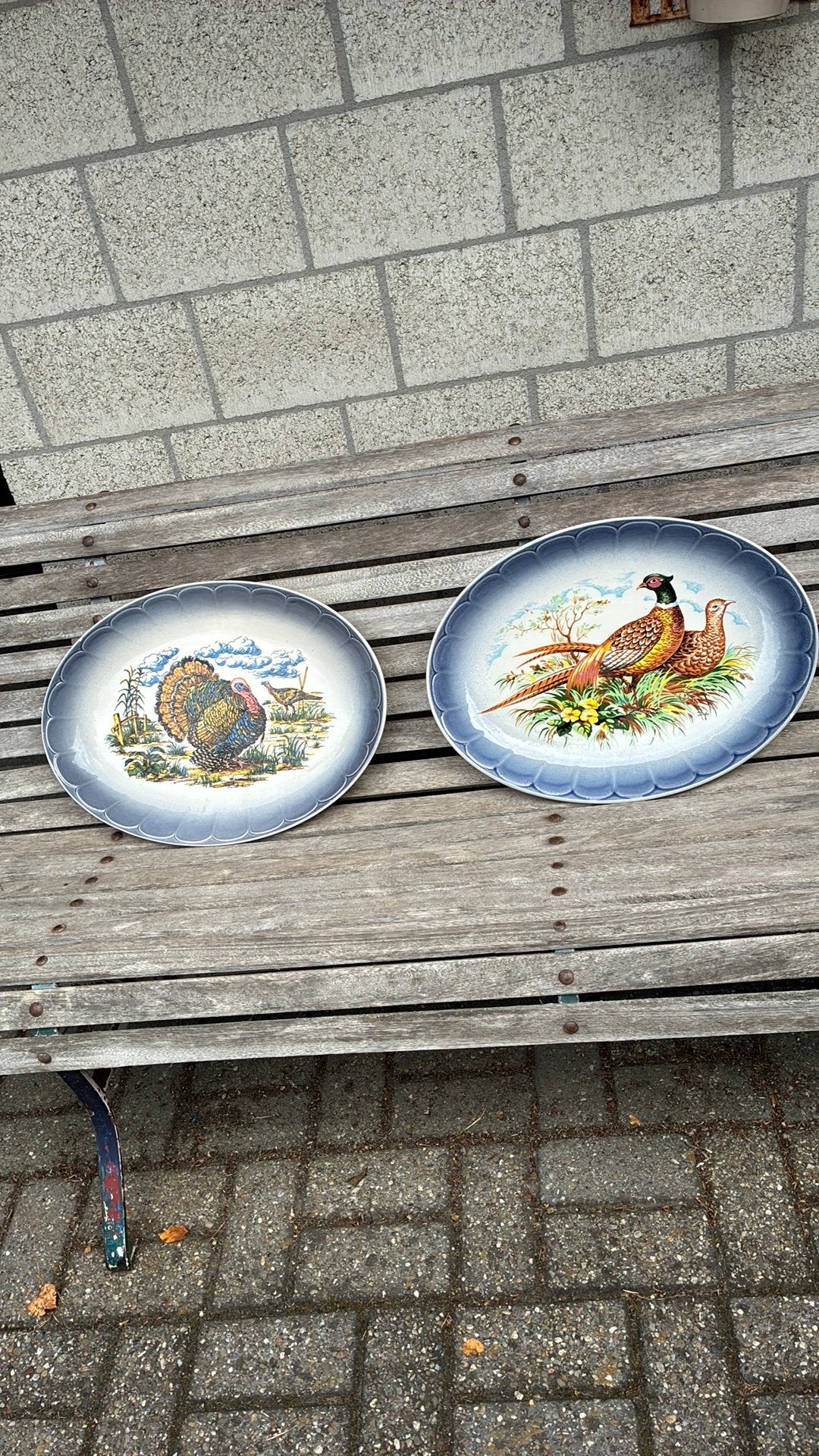 Vintage kalkoenschaal Arm Ceramica, Antiek en Kunst, Ophalen of Verzenden
