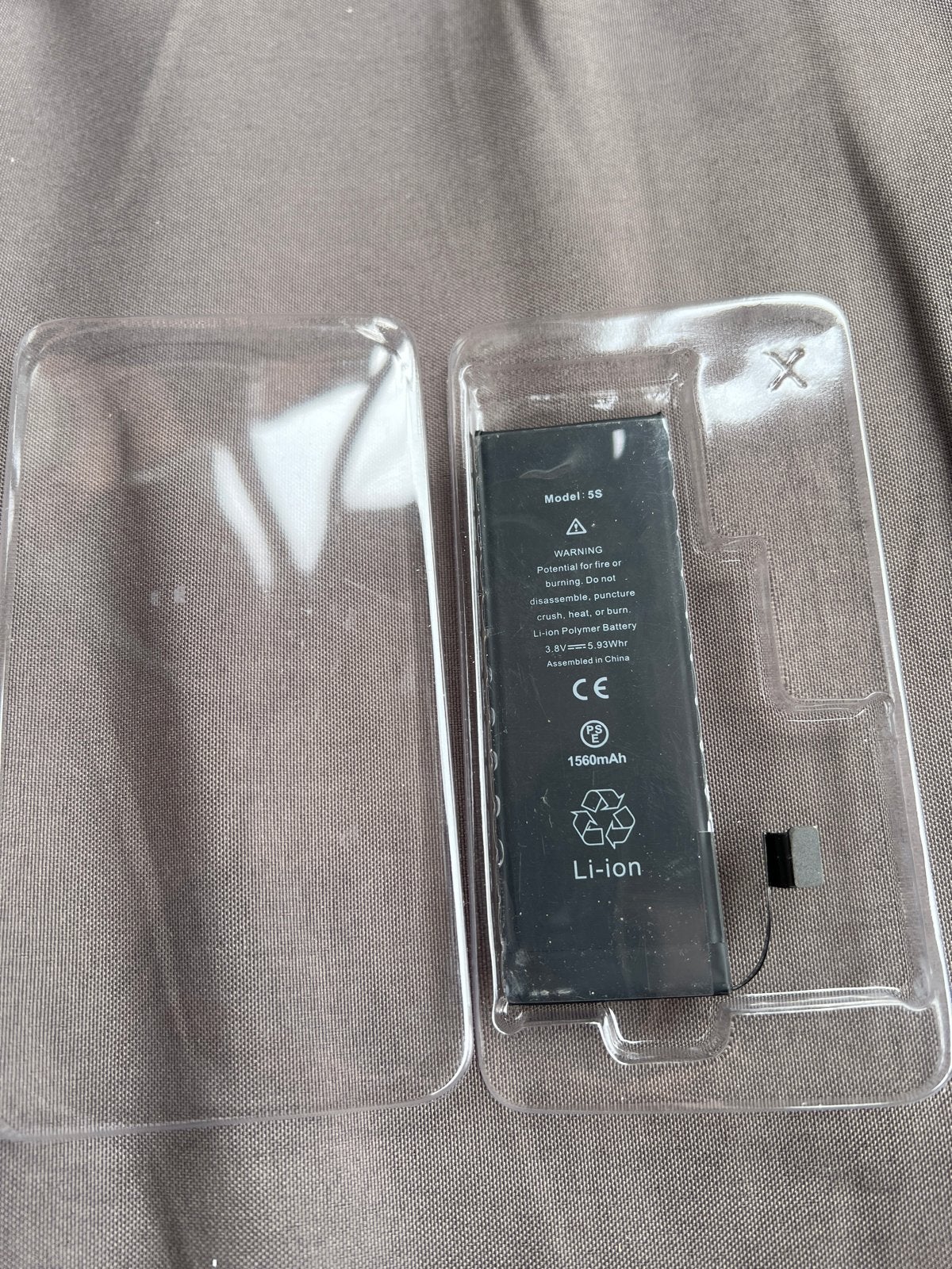 Nieuwe iPhone 5S batterij - 1560mAh Li-ion, Ophalen of Verzenden, Nieuw, Apple