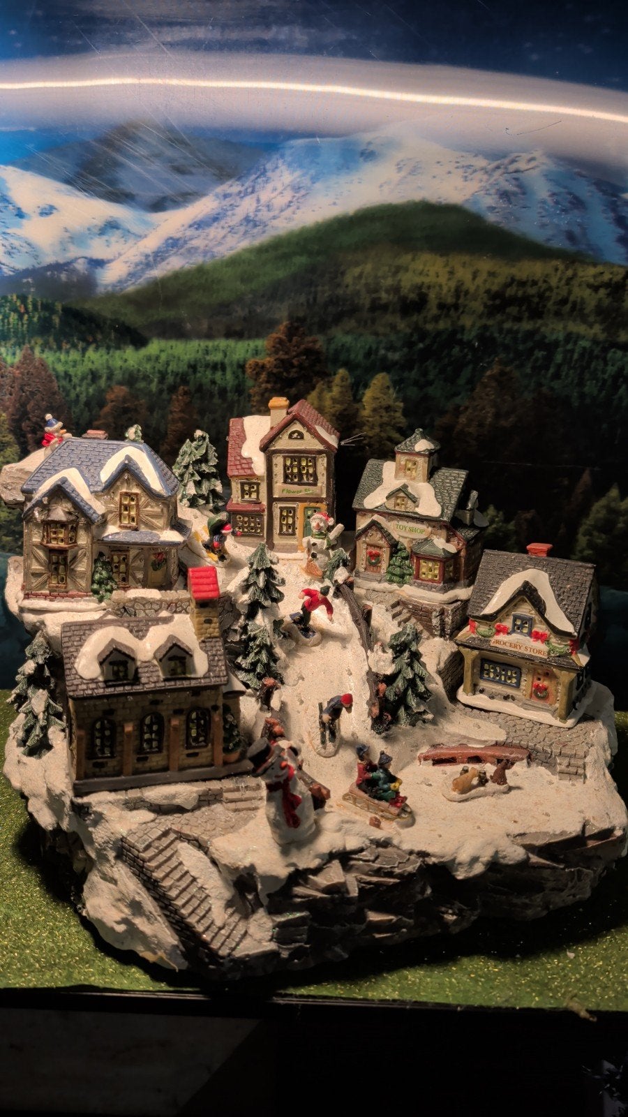 Kerst tafereel knutsel, Diversen, Ophalen of Verzenden, Gebruikt