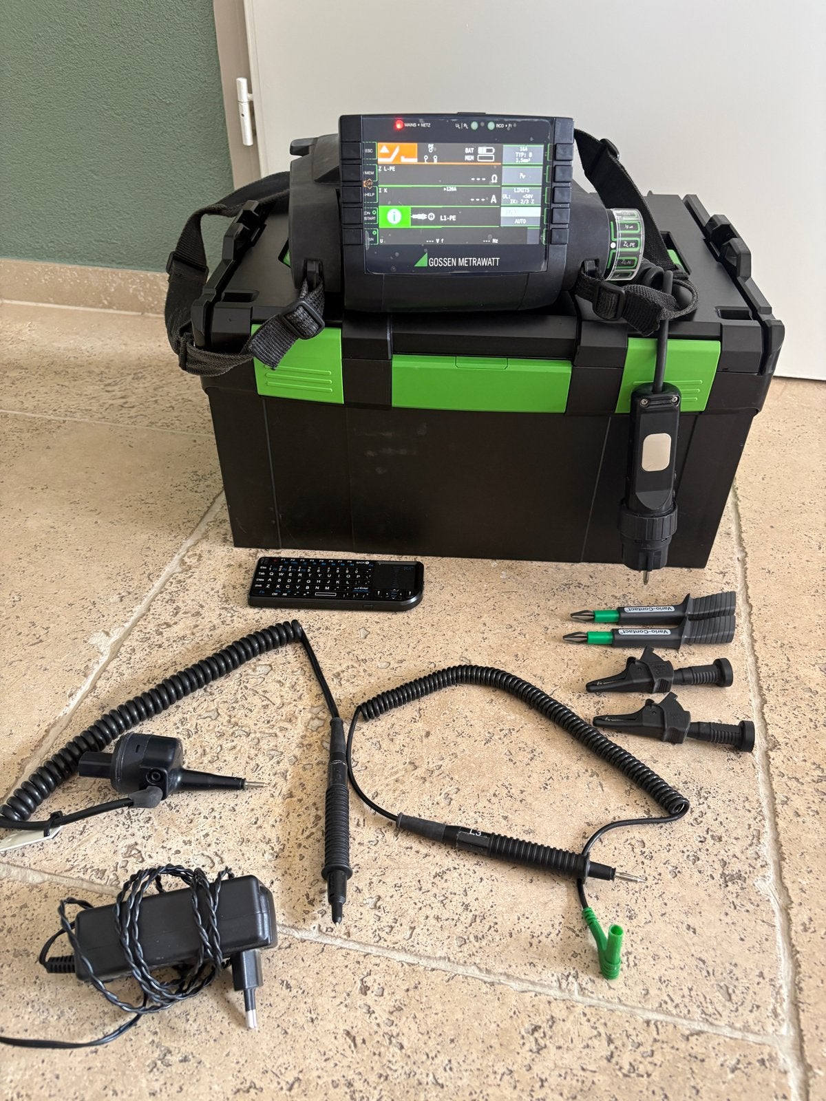 GMC PROFITEST MF XTRA M534H Installatietester Complete Set, Ophalen of Verzenden, Gebruikt, Overige typen