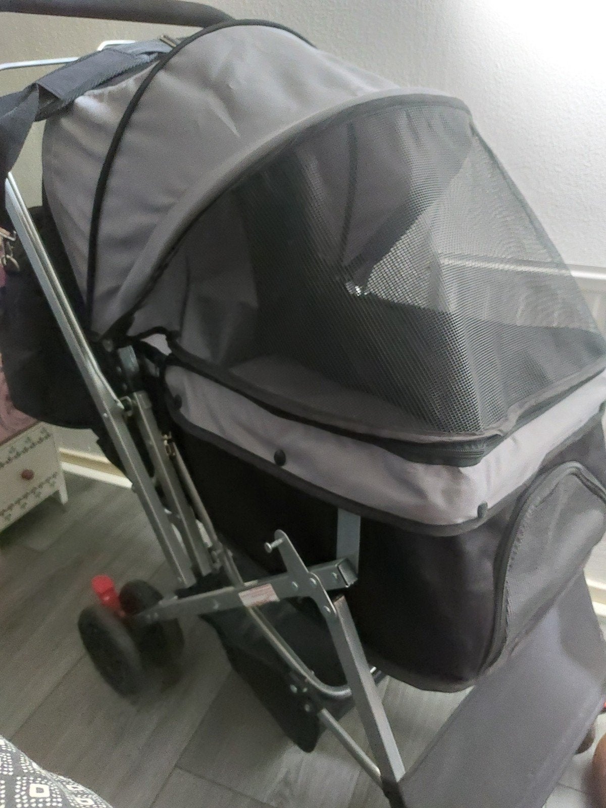 hondenbuggy, Ophalen, Zo goed als nieuw