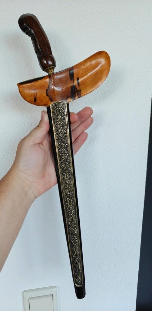 Yogyakarta Keris met pamor Buntel Mayit, Ophalen of Verzenden