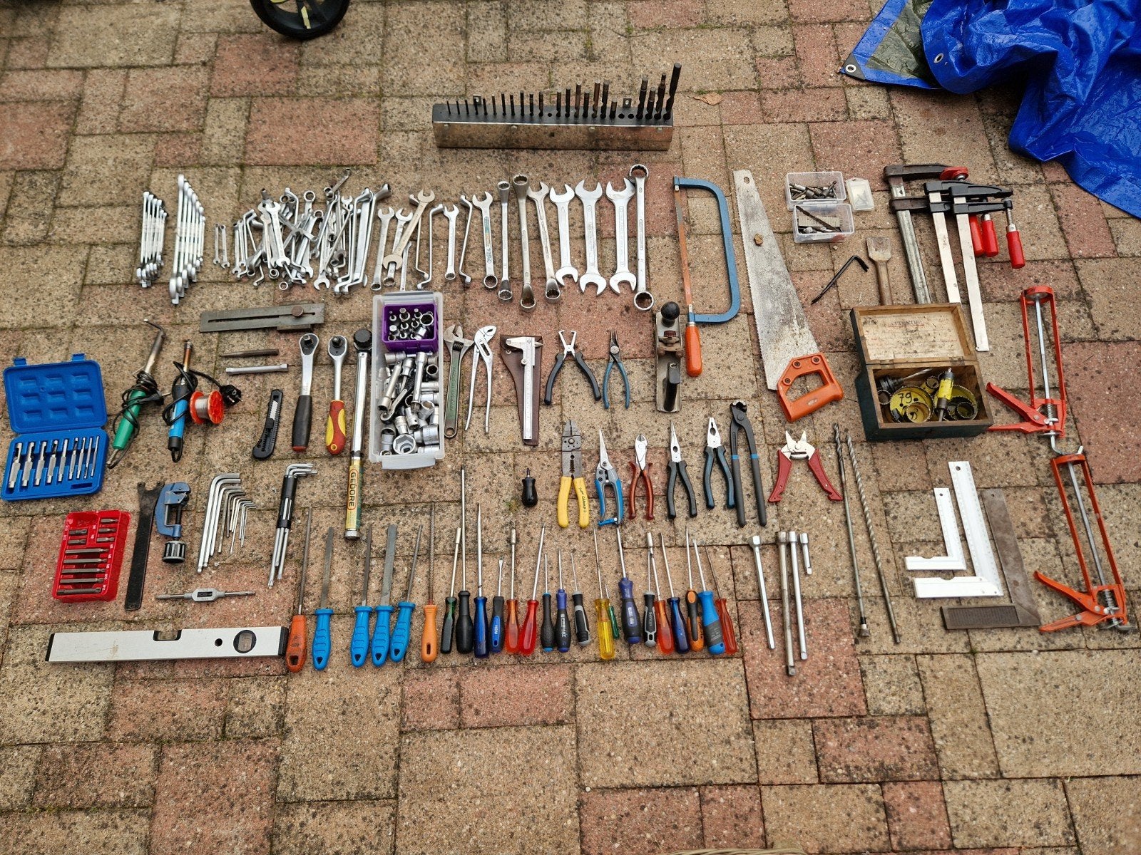 Partij handgereedschap, Doe-het-zelf en Verbouw, Gereedschap | Handgereedschap, Ophalen, Gebruikt, Gereedschapsset, Overige merken