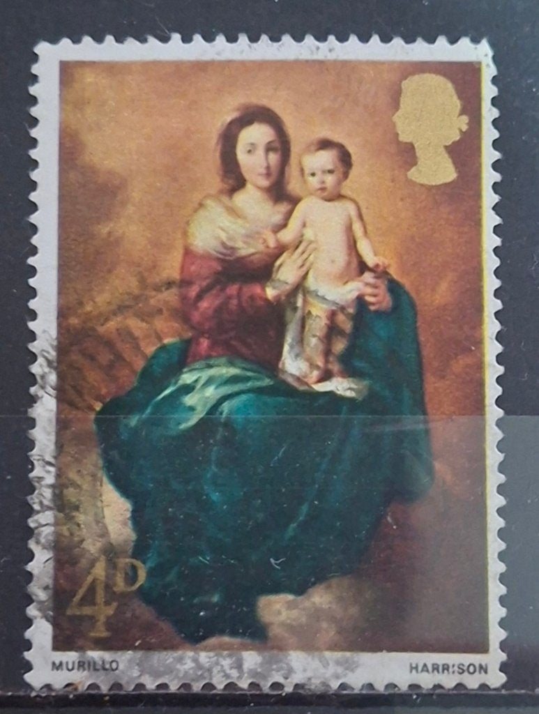 Groot Brittannie Postzegel (B3-P10), Ophalen of Verzenden, Gestempeld