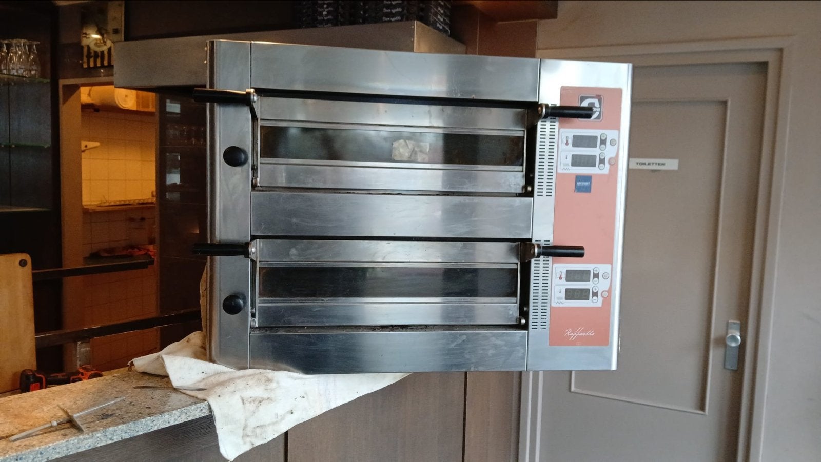 Professionele Pizzaoven 6x6 Dubbele Kamer - Horeca Kwaliteit, Witgoed en Apparatuur, Ovens, 60 cm of meer, Pizzaoven, Ophalen of Verzenden