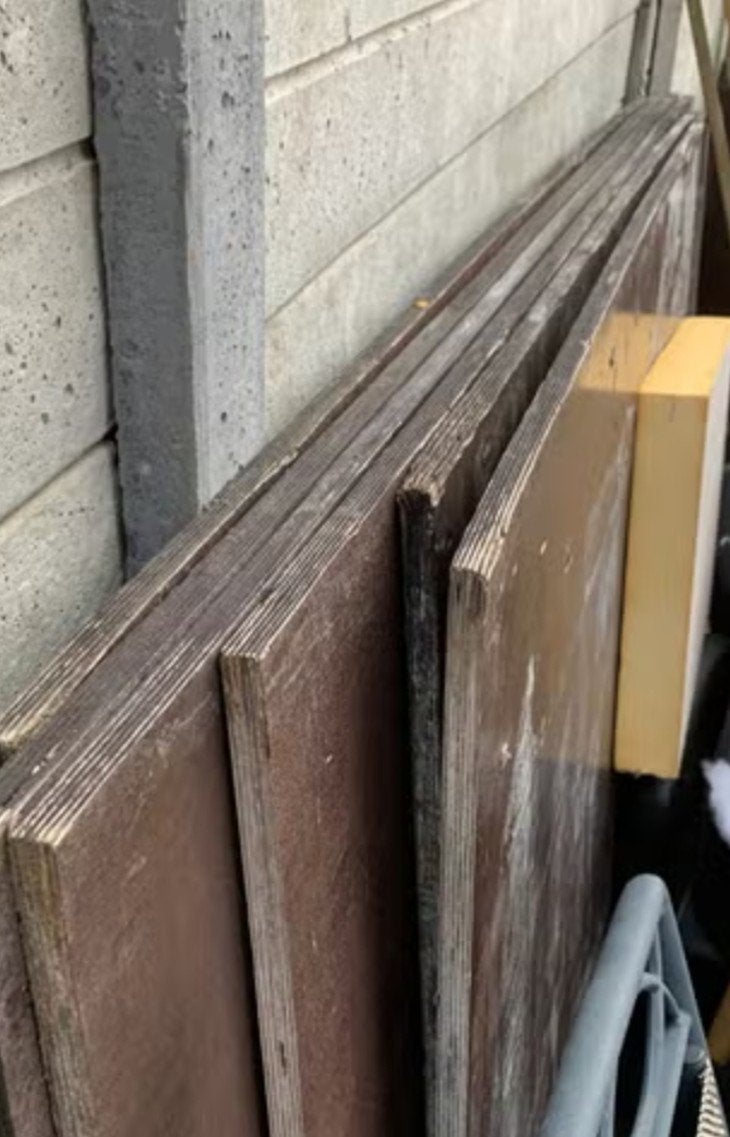 Gezocht: Gebruikte Betonplex/Underlayment Platen 300x150cm, Gebruikt, Minder dan 25 mm, Ophalen of Verzenden, 200 tot 250 cm