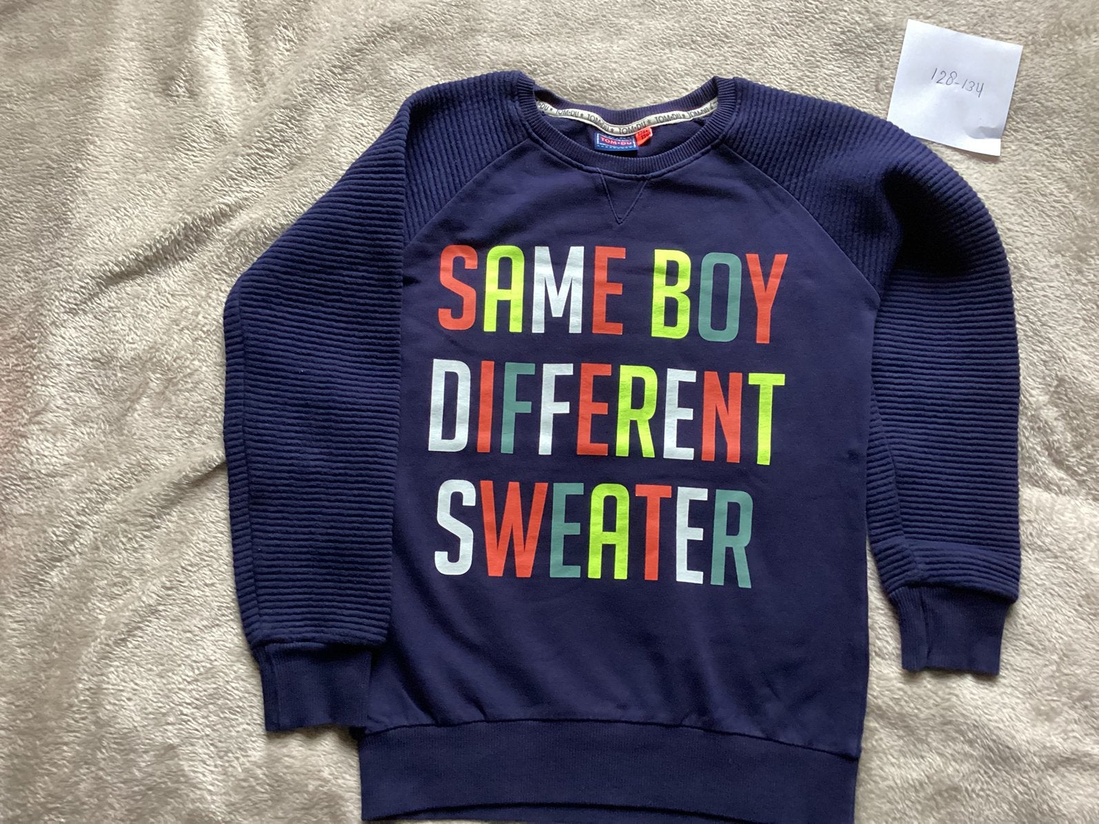 Sweater Tom Du maat 128-134, Ophalen of Verzenden, Nieuw, Jongen, Trui of Vest