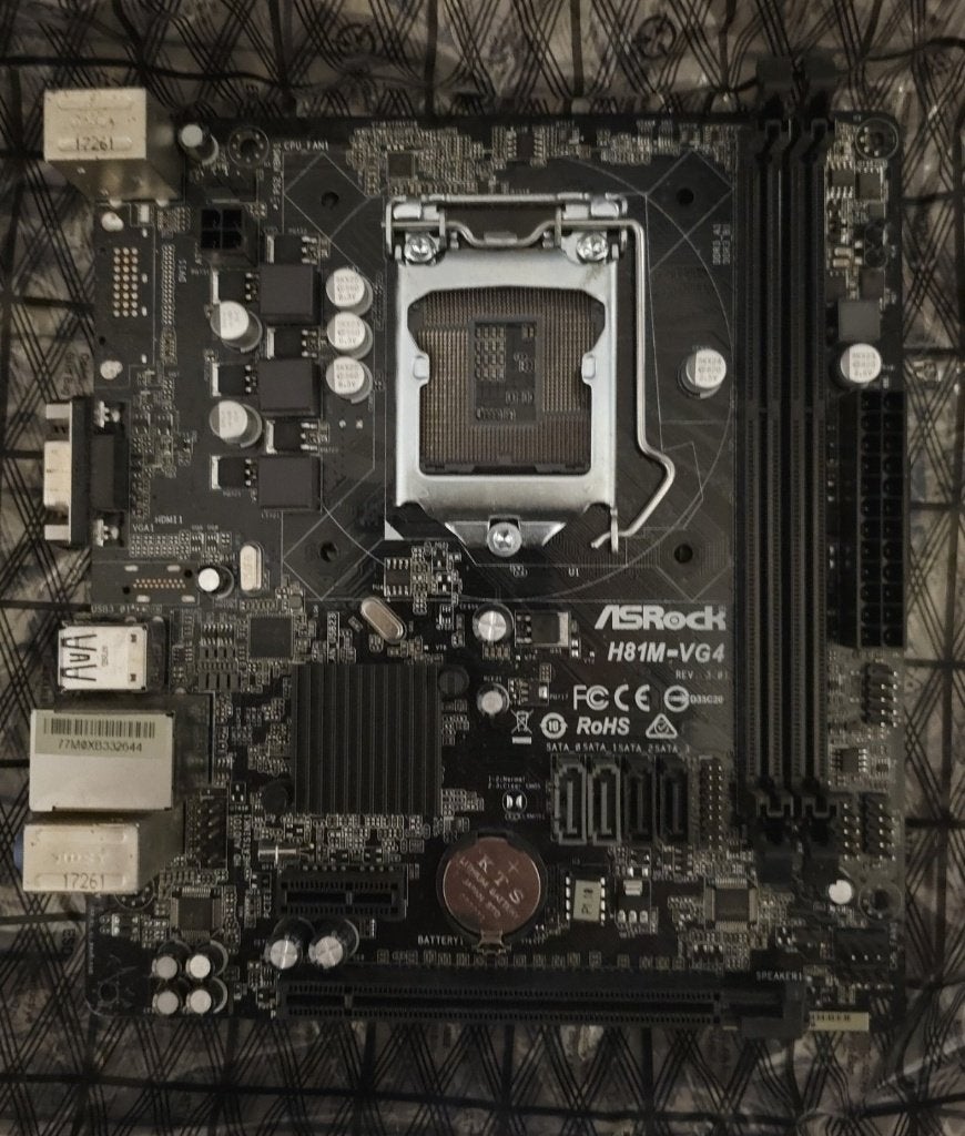 ASRock H81M-VG4 moederbord –LGA1150 – H81 – DDR3 – mATX, Computers en Software, Ophalen, DDR3, Micro-ATX, LGA 1150