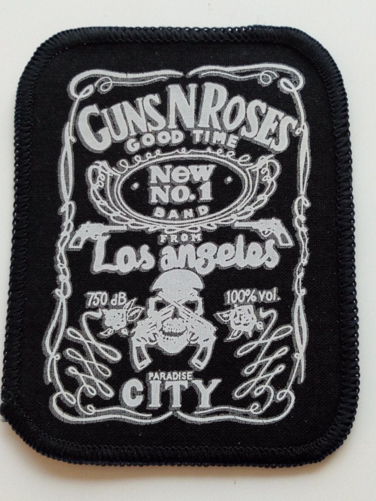 Guns N' Roses vrij  zeldzame nieuwe 80's vintage patch 34, Ophalen of Verzenden, Nieuw, Kleding