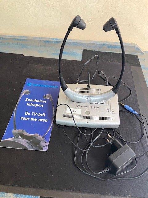 Sennheiser Infraport draadloze TV bril voor uw oren, Gebruikt, Sennheiser, Draadloos, Op oor (supra aural)