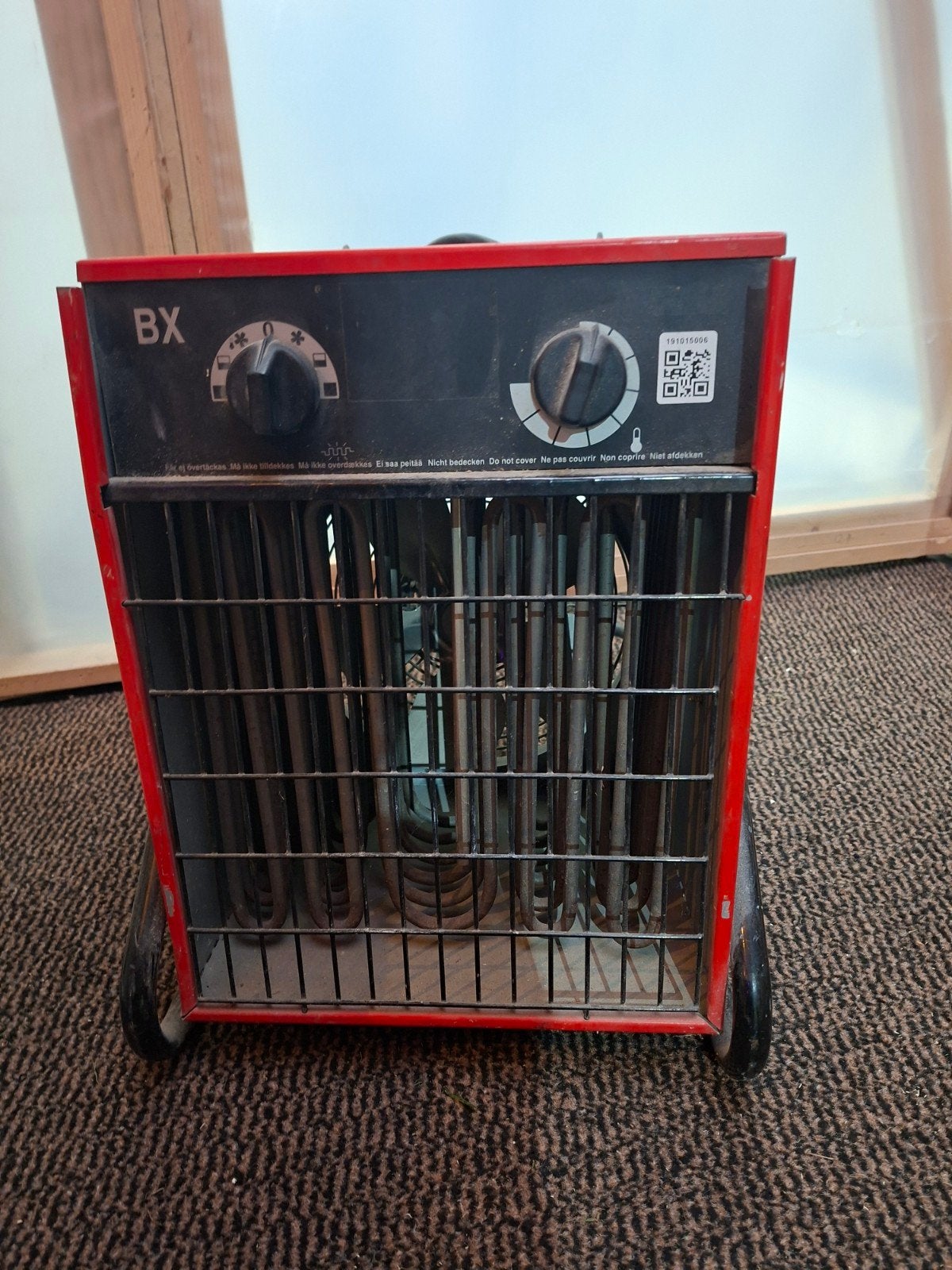 Euromac/Eurom  BX 18S elektrische kachel - Krachtige verwarm, Ophalen, 30 tot 80 cm, Gebruikt, Kachel
