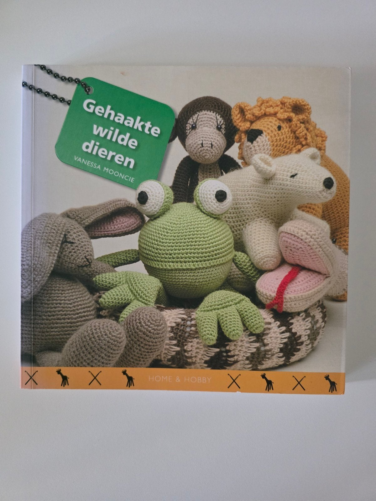 Gehaakte wilde dieren - Haakpatronenboek, Hobby en Vrije tijd, Ophalen of Verzenden, Zo goed als nieuw, Haken, Patroon of Boek