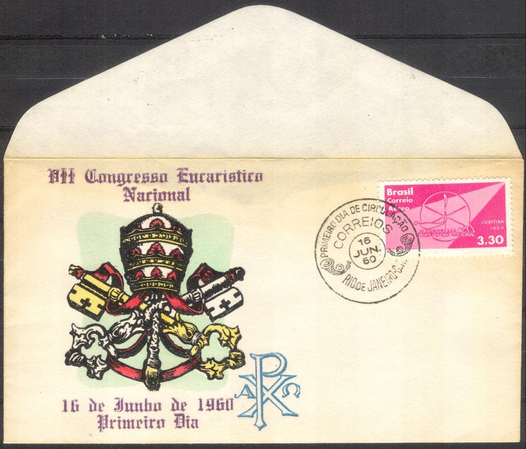 Brazilië - Eucharistisch Congres 1960, Verzenden, Envelop