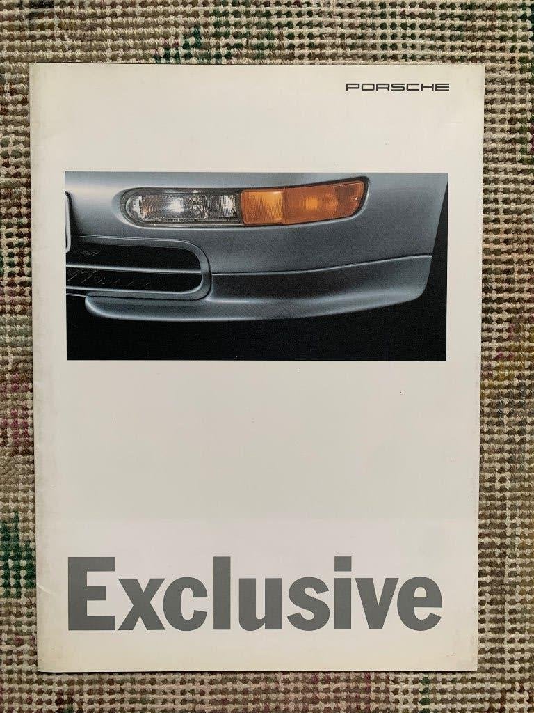 Brochure folder Porsche 911 993 Exclusive 1995 Nieuw!, Porsche, Nieuw, Ophalen of Verzenden, Porsche