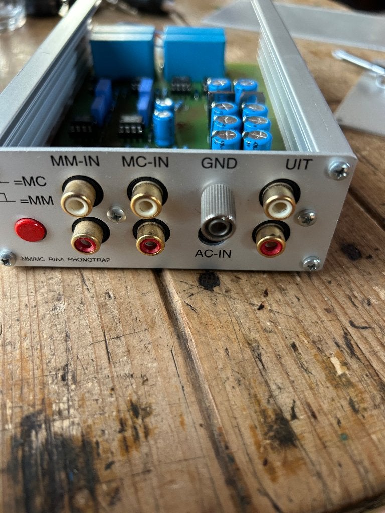 Phono trap / amp/ voorversterker mm/ mc, Audio, Tv en Foto, Platenspelers, Ophalen of Verzenden, Gebruikt, Overige merken
