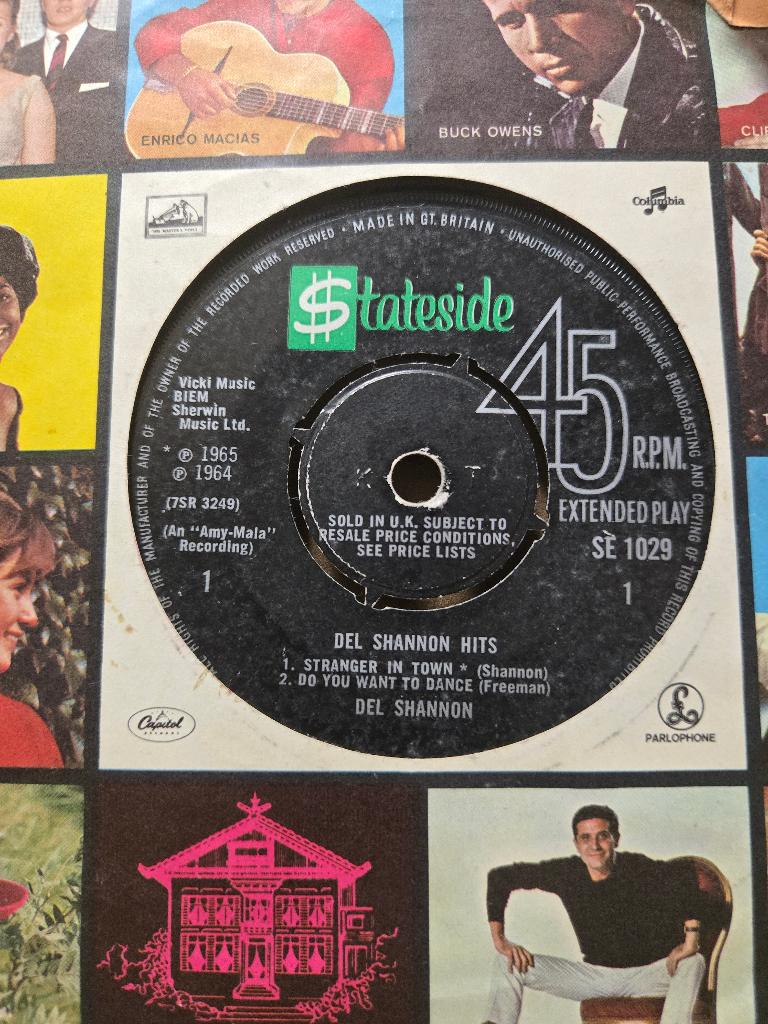 Del Shannon - Hits EP, Cd's en Dvd's, Vinyl Singles, Gebruikt, 7 inch, Ophalen of Verzenden, Pop