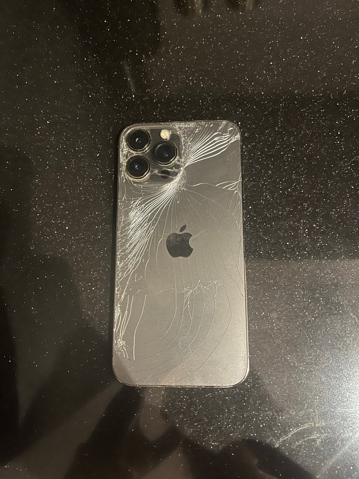 iPhone 13 Pro Max - Achterkant beschadigd, Telecommunicatie, Mobiele telefoons | Apple iPhone, Gebruikt, 128 GB, Zonder simlock