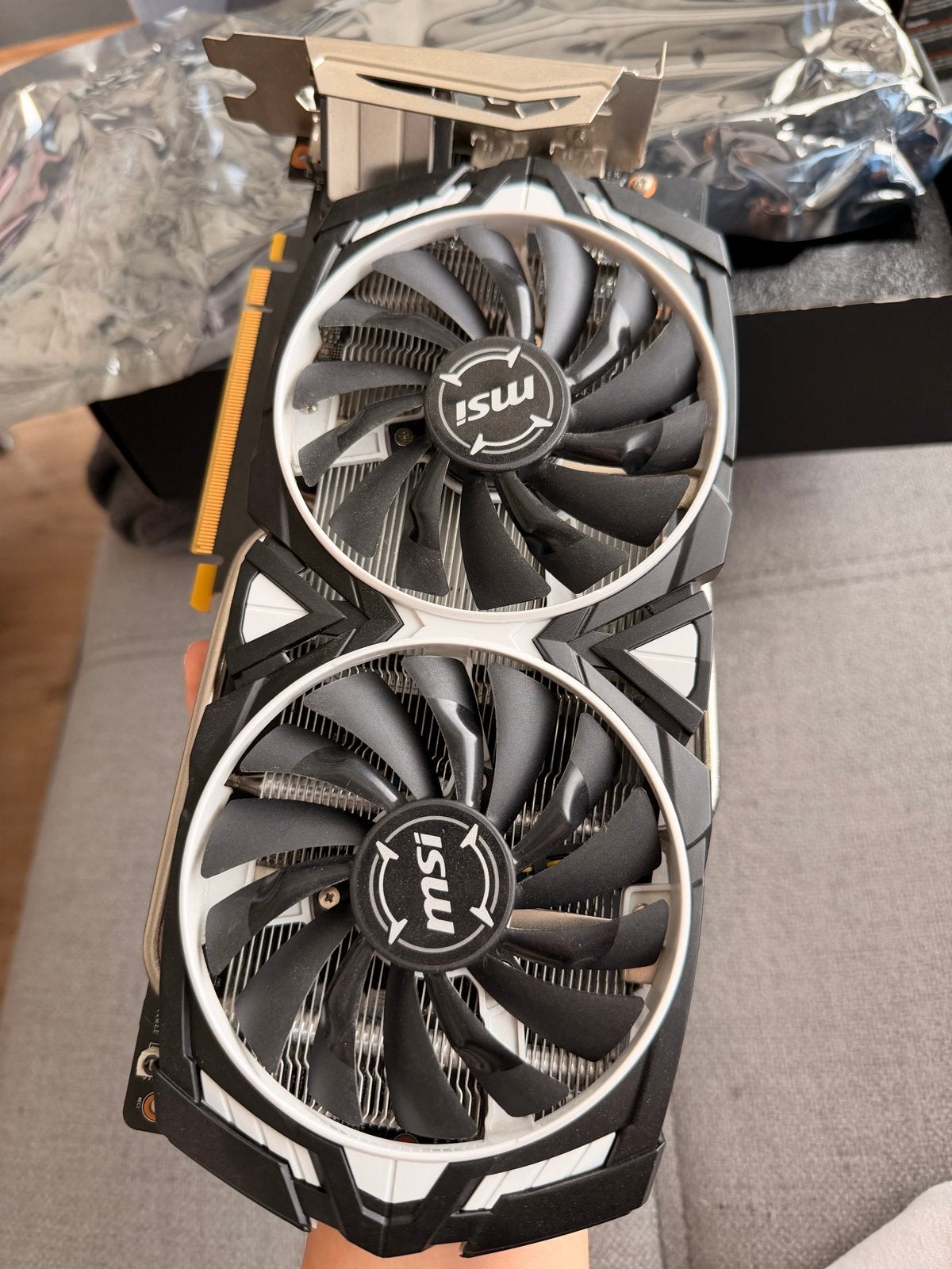 MSI GeForce GTX 1060 ARMOR 6G OCV1 Grafische Kaart, PCI-Express 3, Gebruikt, HDMI, Ophalen of Verzenden