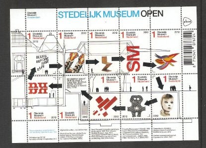 2012 Vel Stedelijk Museum Amsterdam, Ophalen of Verzenden, Postfris