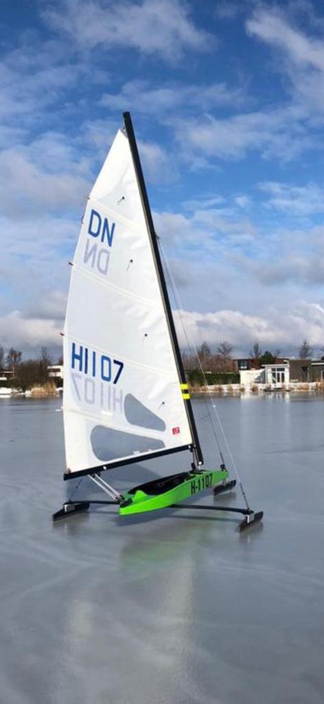 DN ijszeiler in top staat!, Watersport en Boten, Ophalen, Zo goed als nieuw, Minder dan 15 m²