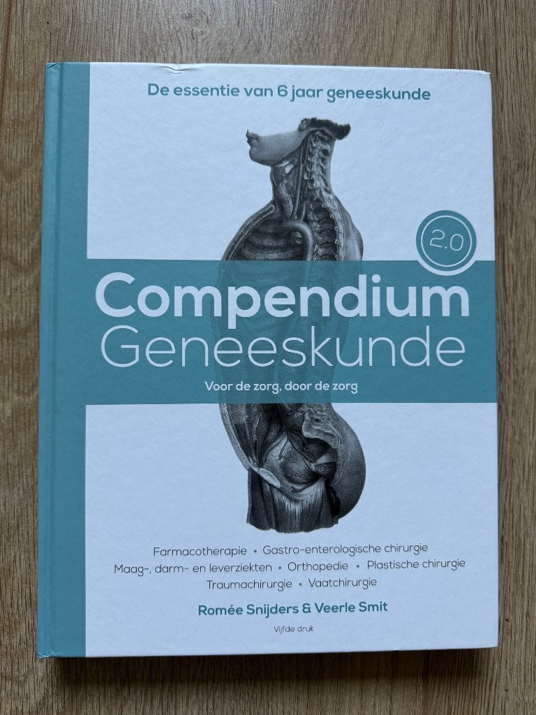 Compendium Geneeskunde deel 4 2.0, Boeken, Diverse auteurs, Ophalen of Verzenden, Beta, WO