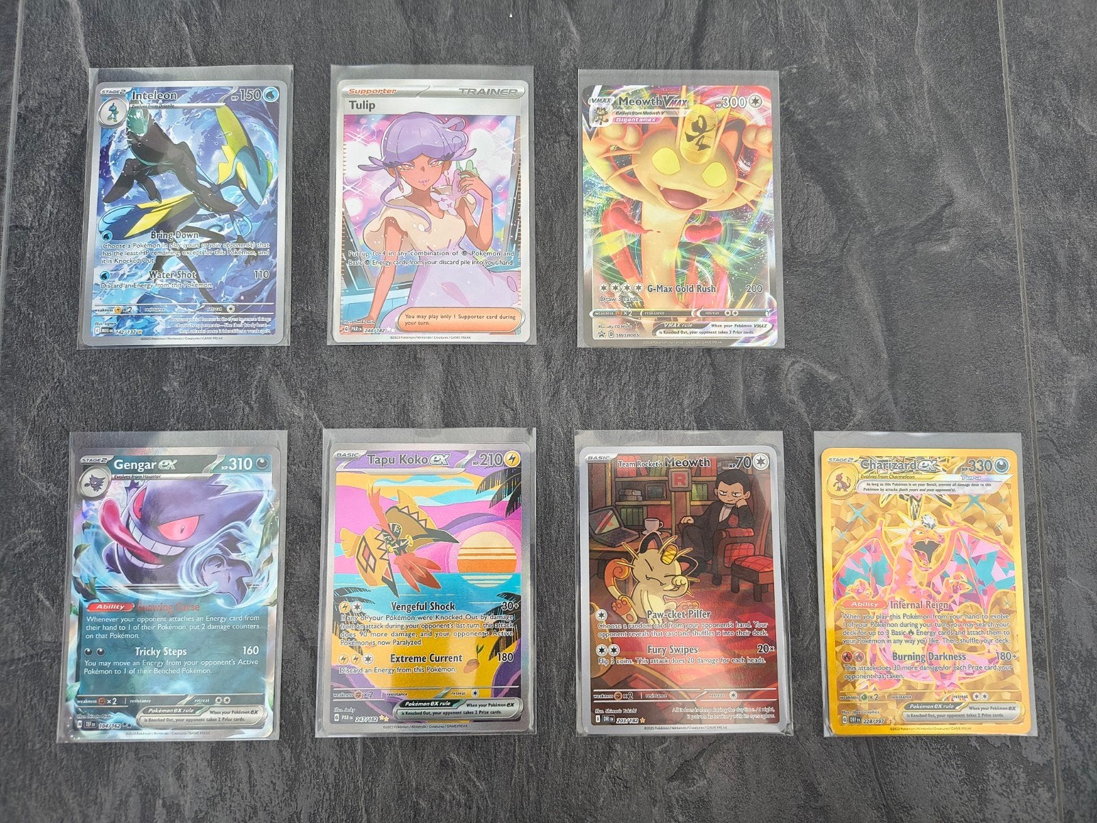 Lot zeldzame Pokemon kaarten, Verzenden, Zo goed als nieuw, Meerdere kaarten