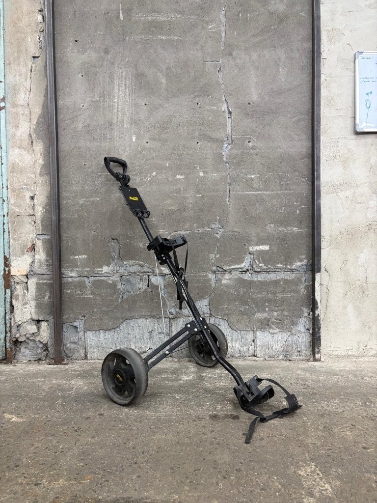 Big Max 3-wiel golftrolley, inklapbaar, Ophalen of Verzenden, Gebruikt, Golfkar