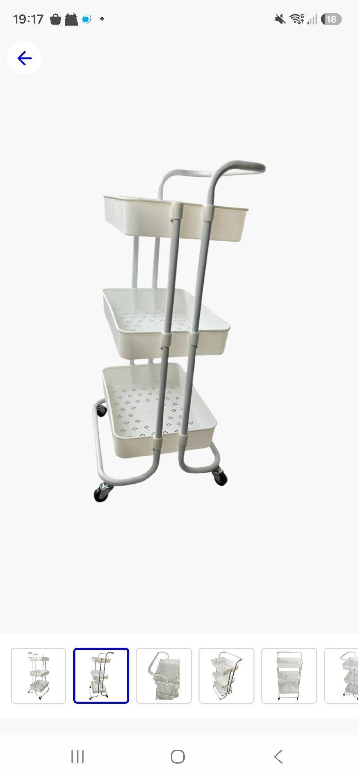 keuken trolley, Ophalen, 50 tot 100 cm, Zo goed als nieuw, Minder dan 100 cm