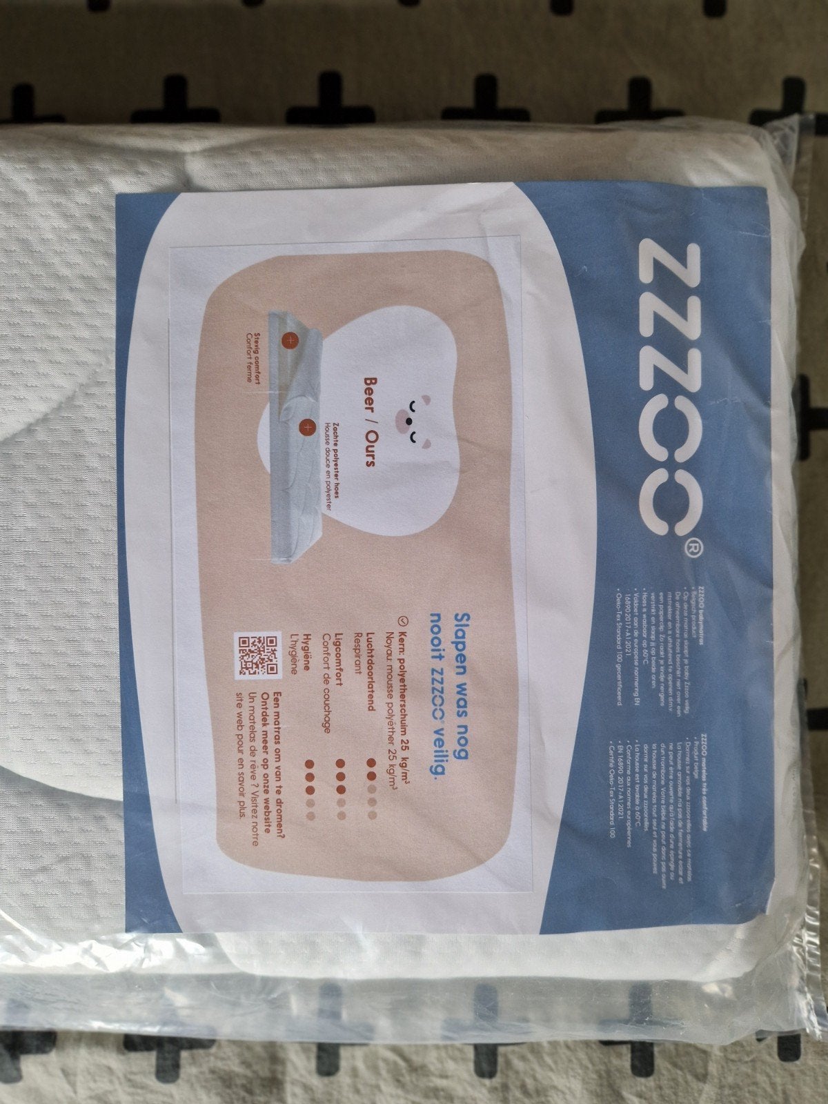 Wieg matras, Ophalen, Eenpersoons, Wit, Nieuw