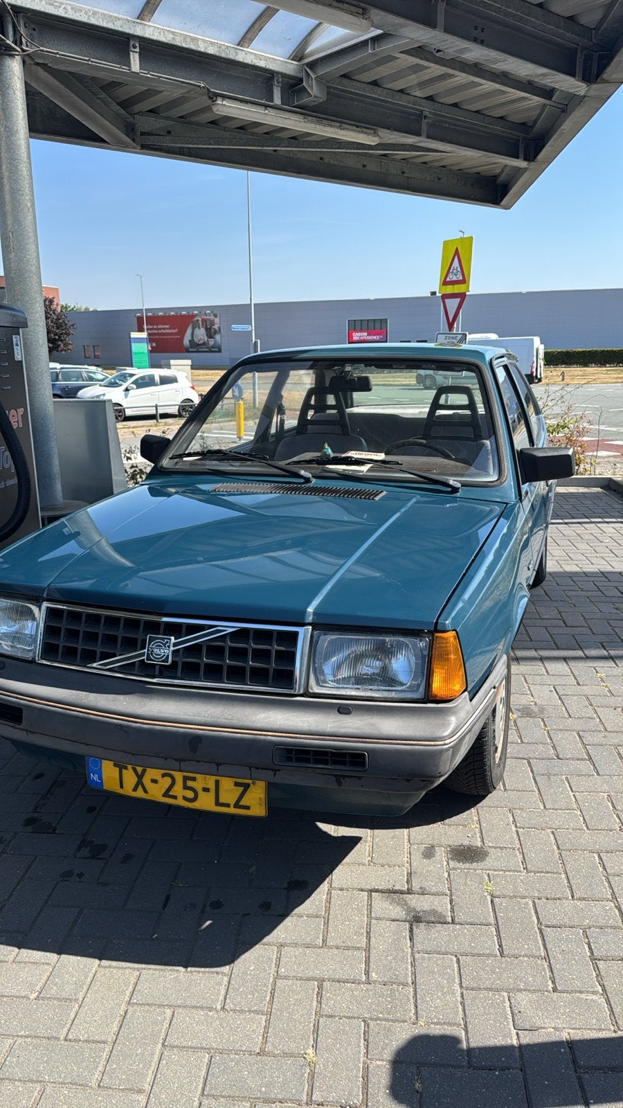 Volvo 340 1.4 GL AUT K9 1989 Blauw, Auto's, Volvo, Automaat, Achterwielaandrijving, 4 cilinders, Blauw