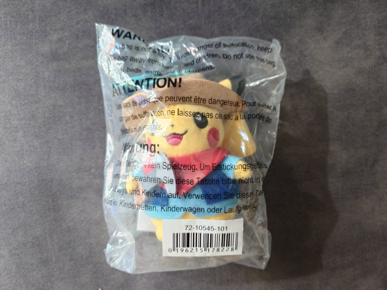 Pokémon Excavator Pikachu knuffel sleutelhanger, Ophalen of Verzenden, Nieuw, Overige typen
