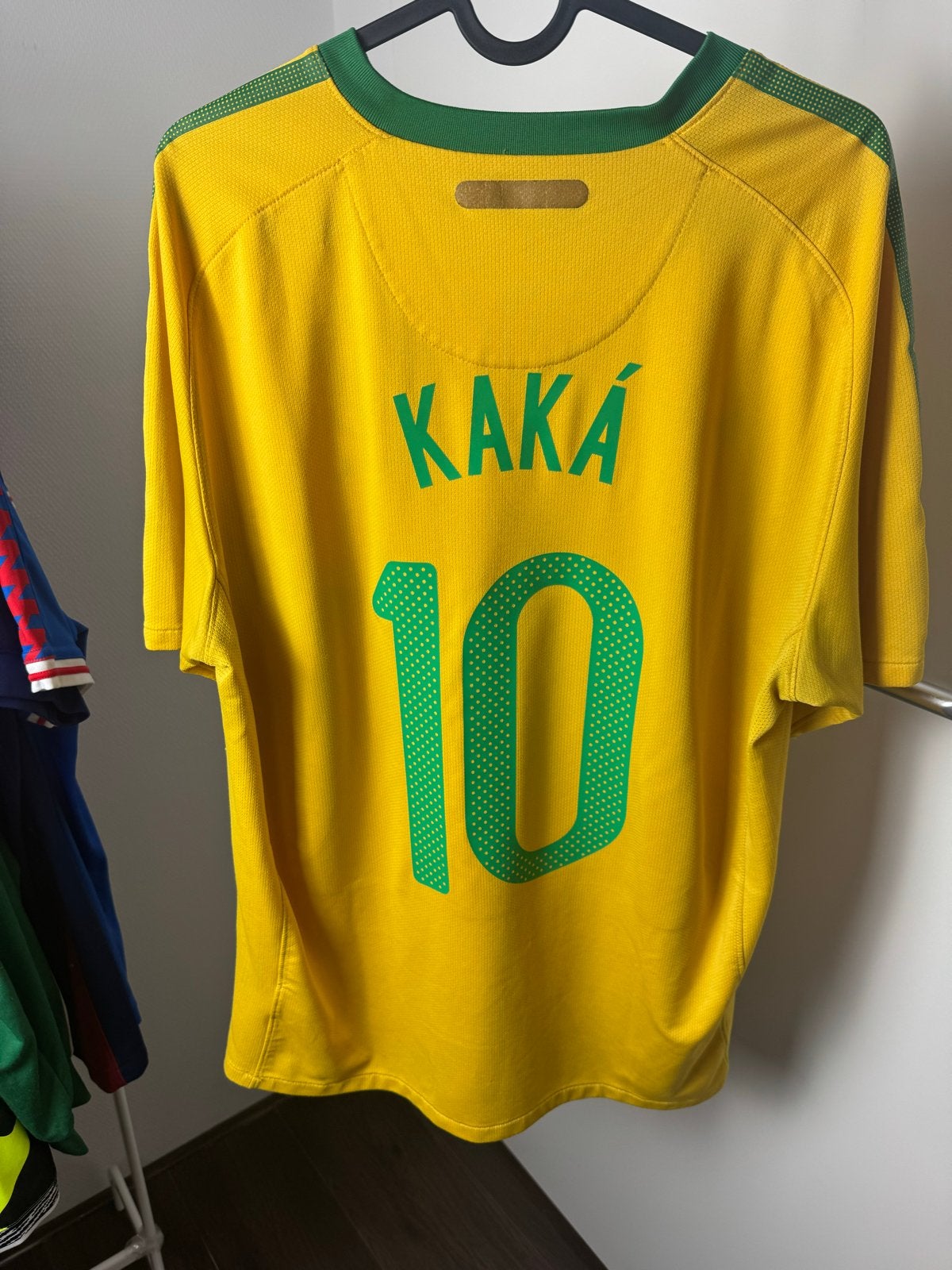 Brazilië 2010 thuisshirt origineel Kaka #10, Ophalen of Verzenden, Zo goed als nieuw, Shirt