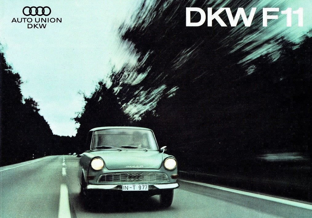 Folder DKW F11 (ca.1964), Verzenden, Gelezen, Overige merken