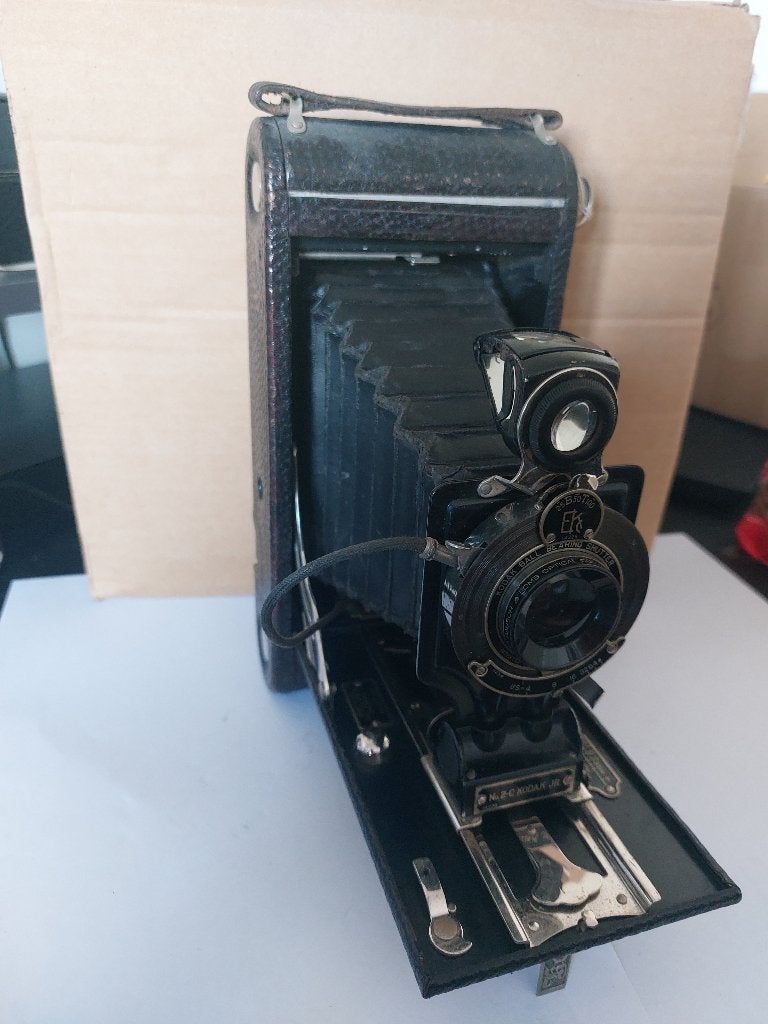 Antieke Kodak No. 2C Autographic Jr. vouwcamera (40), Ophalen of Verzenden, Voor 1940, Fototoestel