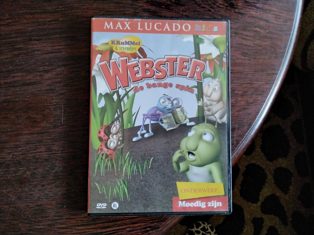 Max lucado krummel & vriendjes webster de bange spin, origin, Avontuur, Alle leeftijden, Ophalen of Verzenden, Zo goed als nieuw